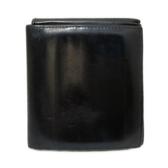Auth PRADA - Black Leather Bifold Wallet - Picture 1 of 13